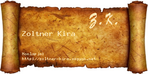Zoltner Kira névjegykártya